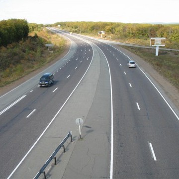 Разметка автострады Разметка автострады