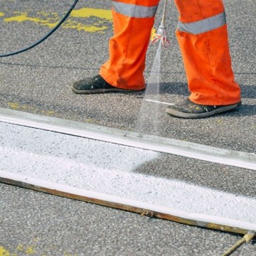 Нанесение дорожной разметки Нанесение дорожной разметки